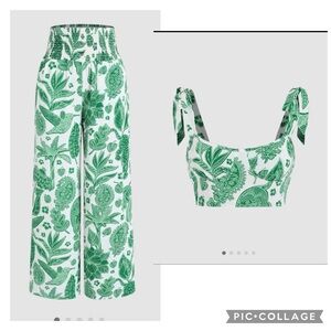 Two piece pant set